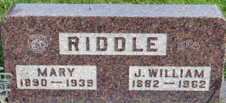 RIDDLE, MARY - Polk County, Iowa | MARY RIDDLE 