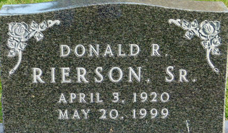 RIERSON, DONALD R., SR. - Polk County, Iowa | DONALD R., SR. RIERSON 