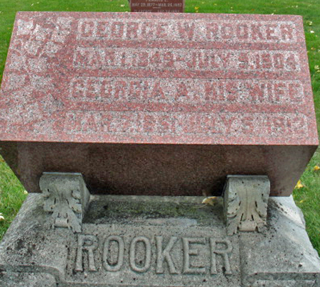 ROOKER, GEORGE W. - Polk County, Iowa | GEORGE W. ROOKER 