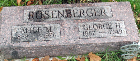 ROSENBERGER, GEORGE H. - Polk County, Iowa | GEORGE H. ROSENBERGER 