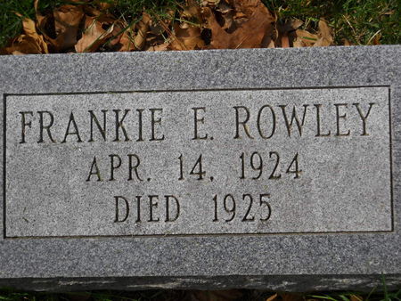 ROWLEY, FRANKIE E. - Polk County, Iowa | FRANKIE E. ROWLEY 