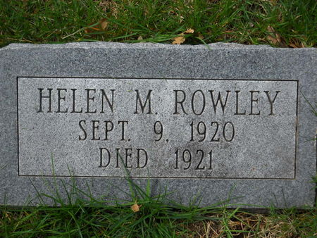 ROWLEY, HELEN M. - Polk County, Iowa | HELEN M. ROWLEY 