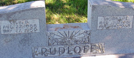 RUDLOFF, LILA B. - Polk County, Iowa | LILA B. RUDLOFF 