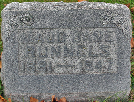 RUNNELS, MAUD JANE - Polk County, Iowa | MAUD JANE RUNNELS 