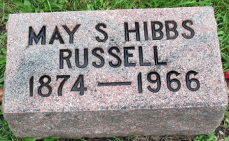 HIBBS RUSSELL, MAY S. - Polk County, Iowa | MAY S. HIBBS RUSSELL 