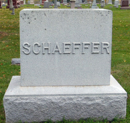 SCHAEFFER, FAMILY STONE - Polk County, Iowa | FAMILY STONE SCHAEFFER 