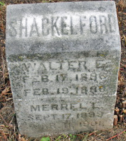 SHACKELFORD, WALTER E. - Polk County, Iowa | WALTER E. SHACKELFORD 