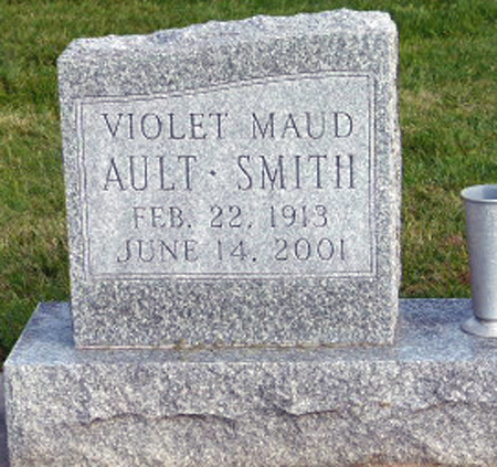 AULT SMITH, VIOLET MAUD - Polk County, Iowa | VIOLET MAUD AULT SMITH 