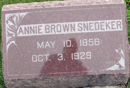 SNEDEKER, ANNIE - Polk County, Iowa | ANNIE SNEDEKER 