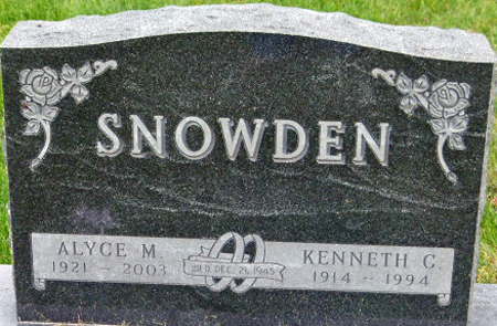 SNOWDEN, ALYCE M. - Polk County, Iowa | ALYCE M. SNOWDEN 