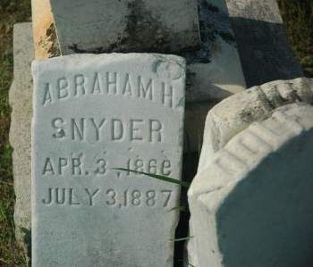 SNYDER, ABRAHAM H. - Polk County, Iowa | ABRAHAM H. SNYDER 