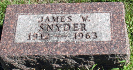 SNYDER, JAMES W. - Polk County, Iowa | JAMES W. SNYDER 