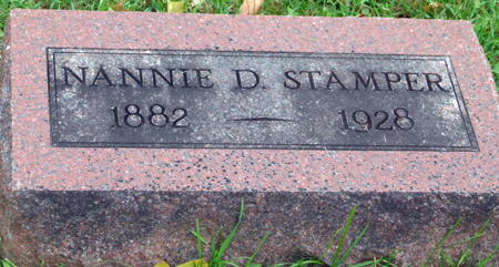 STAMPER, NANNIE D. - Polk County, Iowa | NANNIE D. STAMPER 