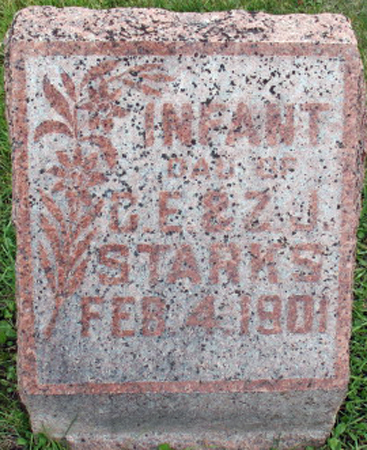 STARKS, INFANT DAUGHTER - Polk County, Iowa | INFANT DAUGHTER STARKS 