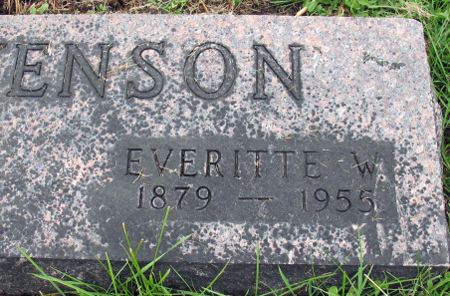 STEVENSON, EVERITTE W. - Polk County, Iowa | EVERITTE W. STEVENSON 