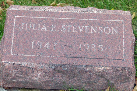 STEVENSON, JULIA E. - Polk County, Iowa | JULIA E. STEVENSON 