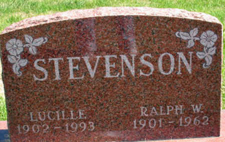 STEVENSON, RALPH W. - Polk County, Iowa | RALPH W. STEVENSON 