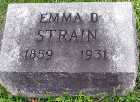 STRAIN, EMMA D. - Polk County, Iowa | EMMA D. STRAIN 