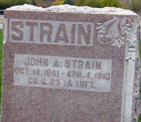STRAIN, JOHN A. - Polk County, Iowa | JOHN A. STRAIN 