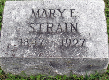 STRAIN, MARY E. - Polk County, Iowa | MARY E. STRAIN 