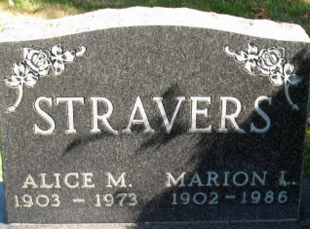 STRAVERS, MARION L. - Polk County, Iowa | MARION L. STRAVERS 
