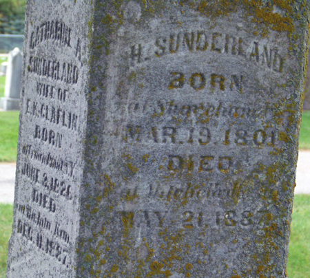 SUNDERLAND, H. - Polk County, Iowa | H. SUNDERLAND 