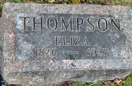THOMPSON, ELIZA - Polk County, Iowa | ELIZA THOMPSON 