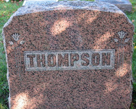 THOMPSON, FAMILY STONE - Polk County, Iowa | FAMILY STONE THOMPSON 