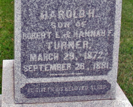 TURNER, HAROLD H. - Polk County, Iowa | HAROLD H. TURNER 