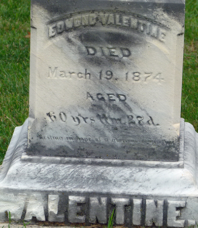 VALENTINE, EDMUND - Polk County, Iowa | EDMUND VALENTINE 