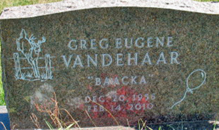 VANDEHAAR, GREG EUGENE 