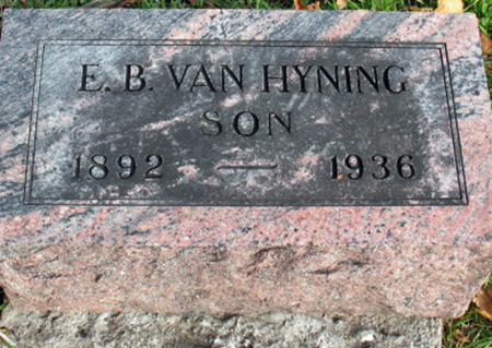 VAN HYNING, E. B. - Polk County, Iowa | E. B. VAN HYNING 