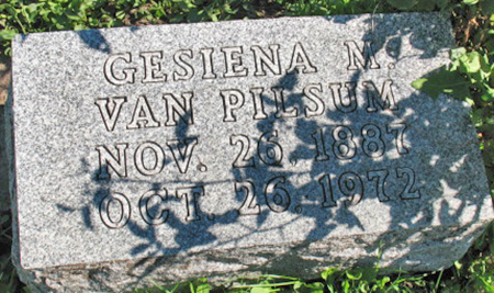 VAN PILSUM, GESIENA M. - Polk County, Iowa | GESIENA M. VAN PILSUM 