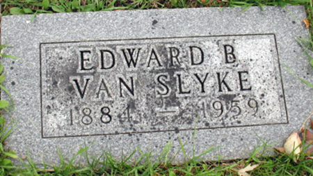 VAN SLYKE, EDWARD B. - Polk County, Iowa | EDWARD B. VAN SLYKE 
