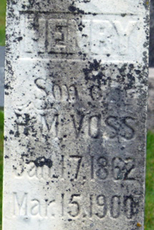 VOSS, HENRY - Polk County, Iowa | HENRY VOSS 