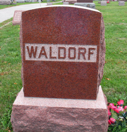 WALDORF, FAMILY STONE - Polk County, Iowa | FAMILY STONE WALDORF 