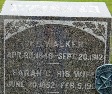 WALKER, D. E. - Polk County, Iowa | D. E. WALKER 