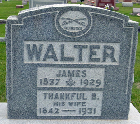 WALTER, THANKFUL B. - Polk County, Iowa | THANKFUL B. WALTER 