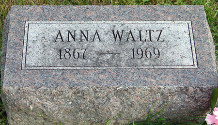 WALTZ, ANNA - Polk County, Iowa | ANNA WALTZ 
