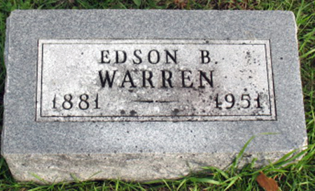 WARREN, EDSON B. - Polk County, Iowa | EDSON B. WARREN 