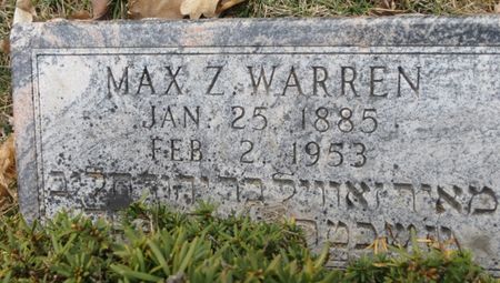 WARREN, MAX Z. - Polk County, Iowa | MAX Z. WARREN 