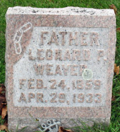 WEAVER, LEONARD P. - Polk County, Iowa | LEONARD P. WEAVER 