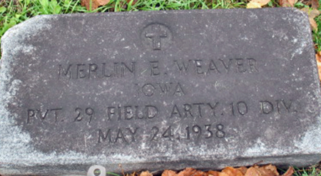 WEAVER, MERLIN E. - Polk County, Iowa | MERLIN E. WEAVER 