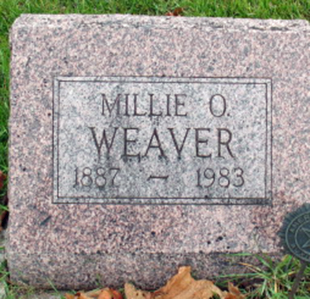 WEAVER, MILLIE O. - Polk County, Iowa | MILLIE O. WEAVER 