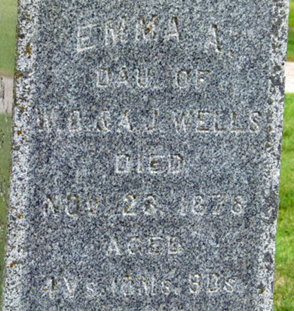 WELLS, EMMA A. - Polk County, Iowa | EMMA A. WELLS 
