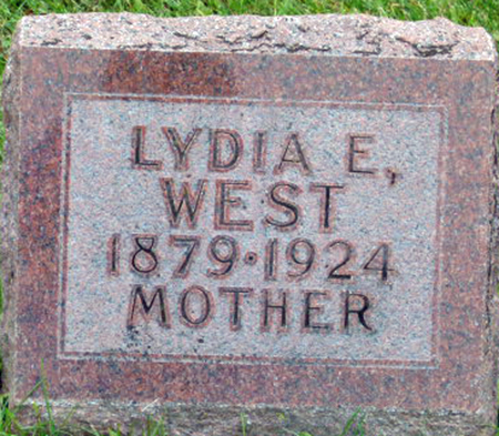 WEST, LYDIA E. - Polk County, Iowa | LYDIA E. WEST 
