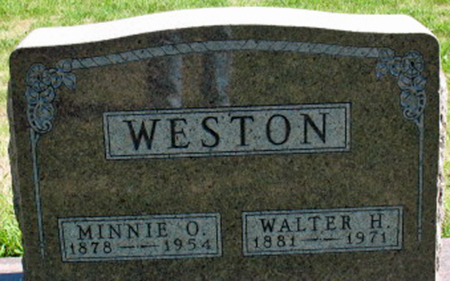 WESTON, MINNIE O. - Polk County, Iowa | MINNIE O. WESTON 