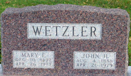 WETZLER, JOHN H. - Polk County, Iowa | JOHN H. WETZLER 