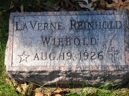 WIEBOLD, LAVERNE REINHOLD - Polk County, Iowa | LAVERNE REINHOLD WIEBOLD 