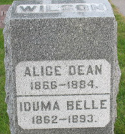 WILSON, IDUMA BELLE - Polk County, Iowa | IDUMA BELLE WILSON 